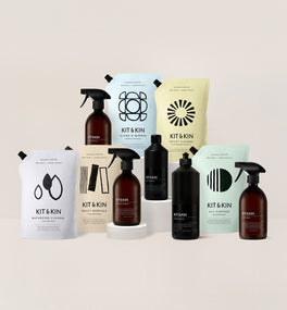 Kit & Kin non-toxic home cleaning bundle for safe, for plant-based cleaning for every room in your home