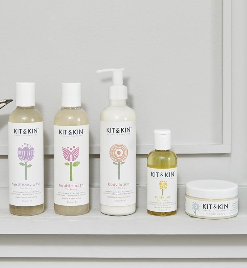 Kit & Kin hypoallergenic baby skincare bundle