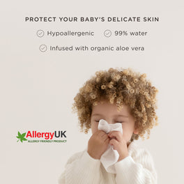 Kit & Kin baby wipes - hypoallergenic, AllergyUK approved and infused with organic aloe vera to protect delicate newborn skin