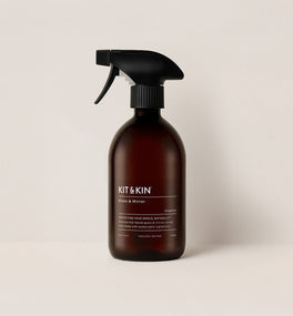 Kit & Kin non-toxic refillable glass and mirror cleaner, effective plant-based cleaning products