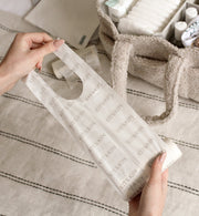 Kit & Kin nappy bags that are super-soft and made with organic plant-based materials