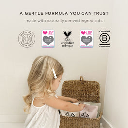 Gentle, naturally derived fabric conditioner for everyday and delicate washes, trusted eco-friendly formula made in the UK